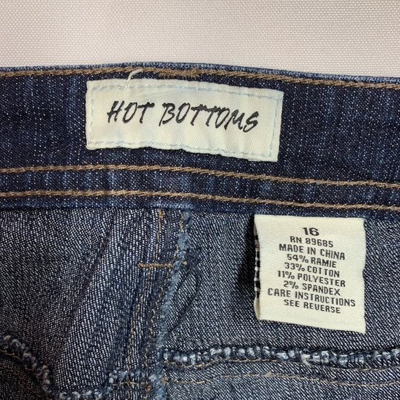 Hot Bottoms size 16 blue Jeans - Picture 7 of 7